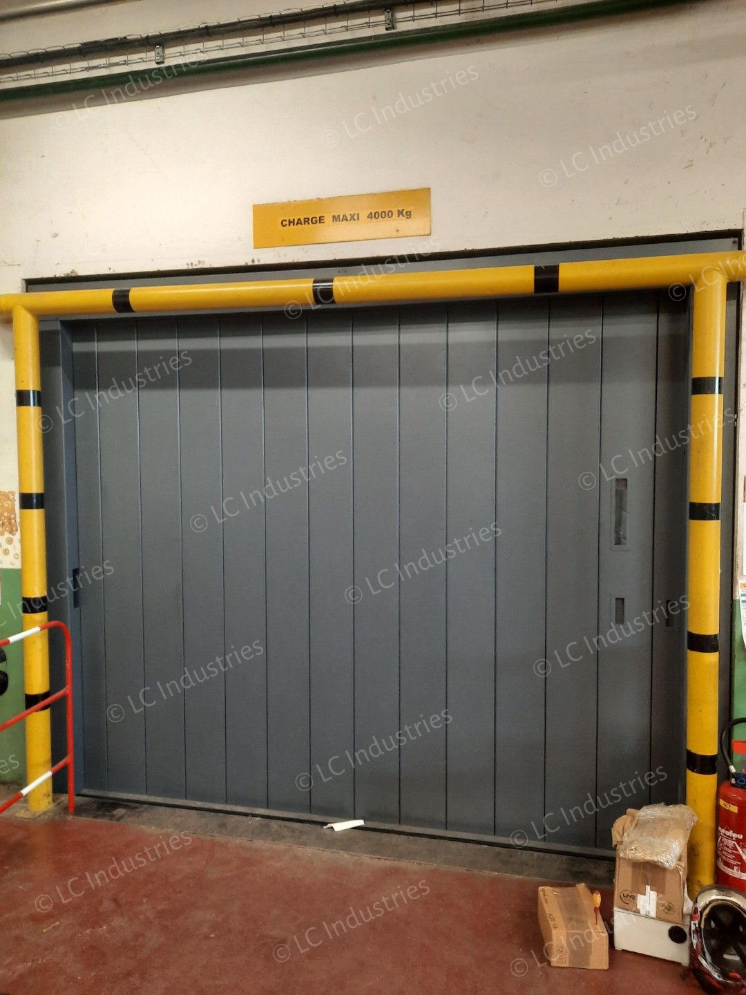 Porte palière - ascenseur - henri peignen - porte coulissante articulée - porte ascenseur - henri peignen 30/45